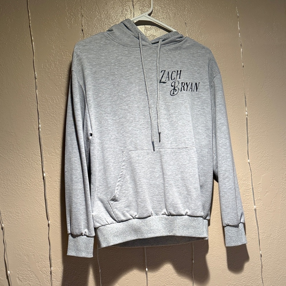 Gray Zach Bryan Hoodie